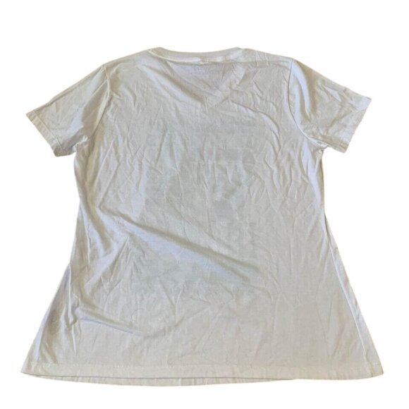 Michigan State Spartans T-Shirt Women’s Size Large NWT St. Patrick’s Day V-Neck - Picture 4 of 4